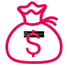 Icons8 saco de dinheiro 100