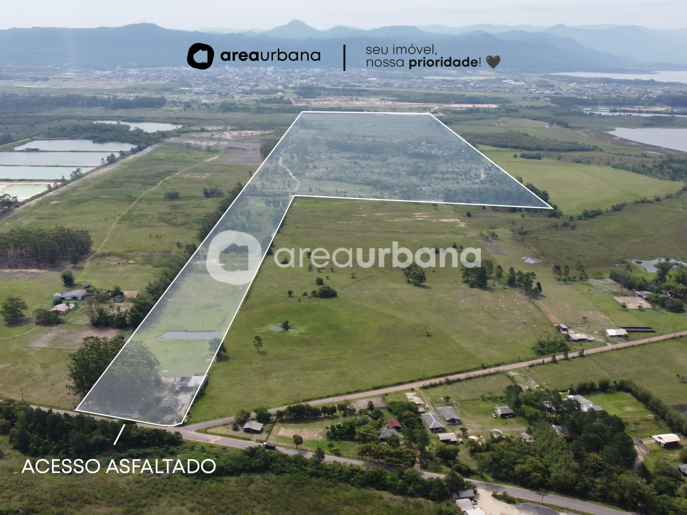 Frente area 55ha capao da areia